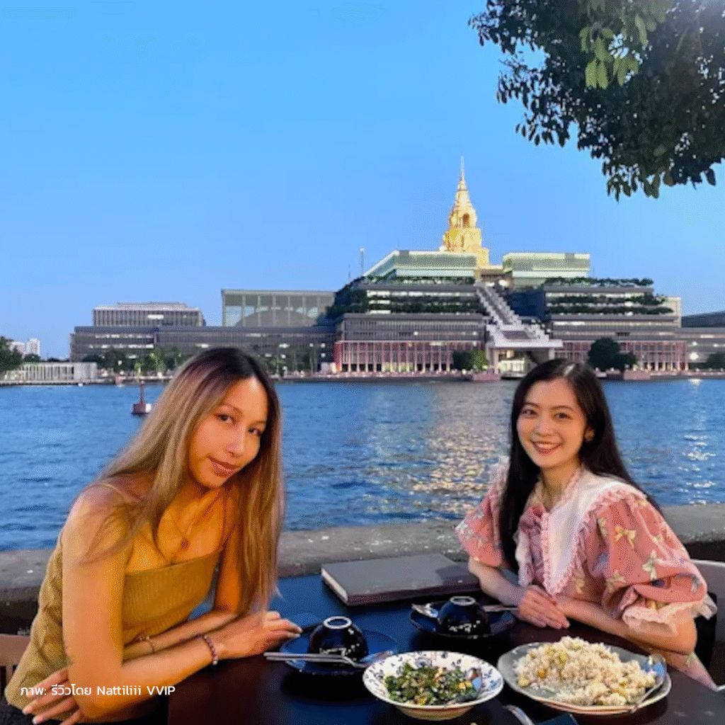 เอิกเกริกริมน้ำ by อำแดงไต้ฝุ่น (Eer-Kerk-Rimam) ร้านอาหารแถวจรัญ บรรยากาศดี ริมน้ำ
